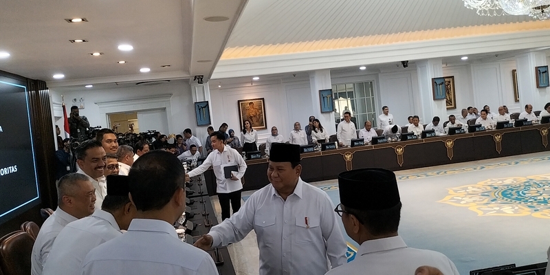 Prabowo Gelar Sidang Paripurna Kabinet Jelang 10 Bulan Memimpin