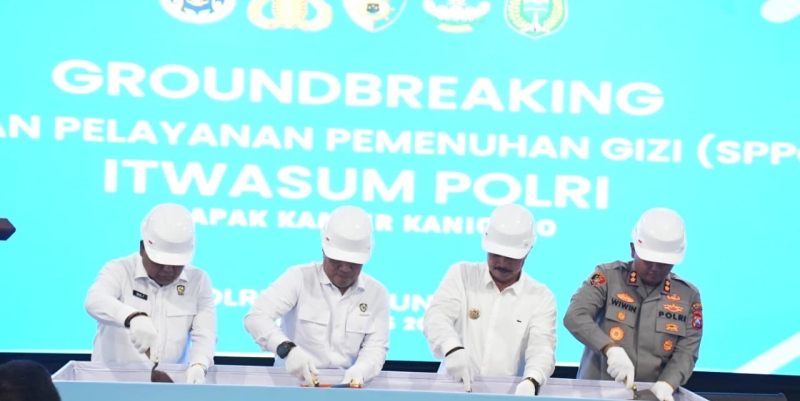 Wujudkan Asta Cita, Polri Bangun Dapur SPPG di Madiun