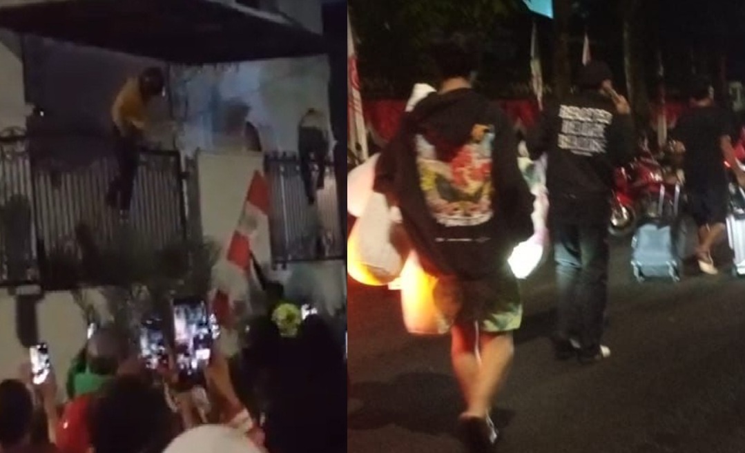 Rumah Eko Patrio Disweeping Massa, Koper Hingga Guling Dijarah