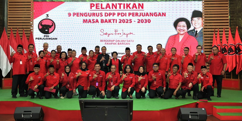 Berikut Susunan Kepengurusan DPP PDIP 2025-2030