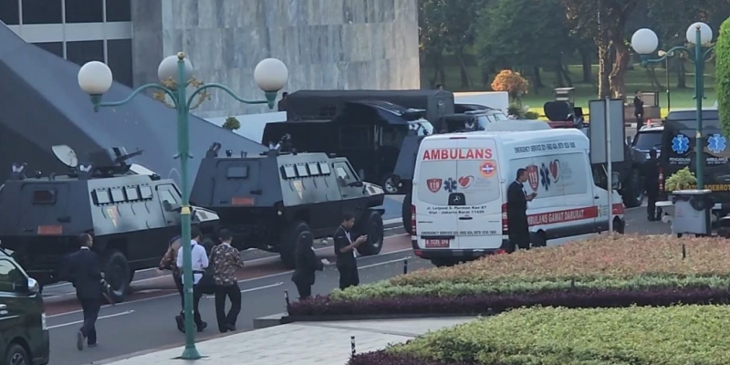 Pengamanan Kompleks Parlemen Senayan Diperketat Jelang Sidang Tahunan MPR 2025