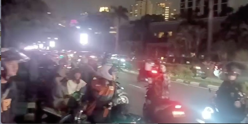 Polisi Berhasil Pukul Mundur Anarko dari Kawasan Senayan