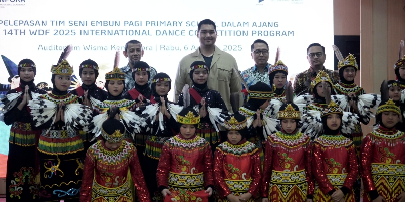 Tim Seni Embun Pagi Primary School Berlaga di WDF 2025 Korea