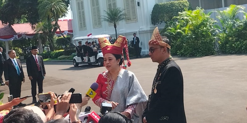 Puan Bawa Pesan Megawati yang Absen HUT RI di Istana