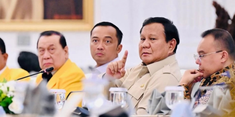 Bahlil Cs Menghadap Prabowo 40 Menit Setelah Kepala Bappisus dan Penegak Hukum