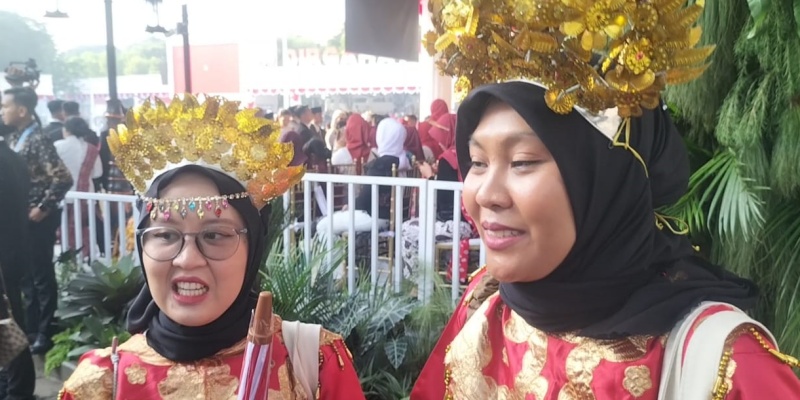 Ribuan Warga Padati Istana Jelang Upacara HUT ke-80 RI