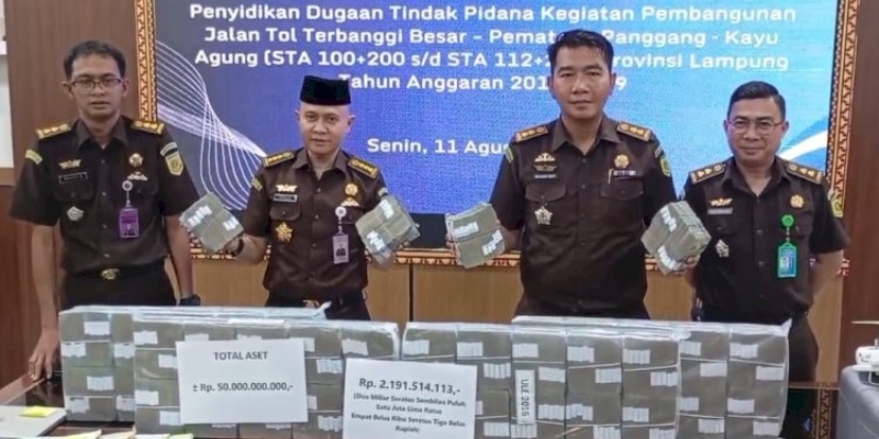 Kejati Lampung Tetapkan Pejabat BUMN Tersangka Korupsi Tol Terpeka