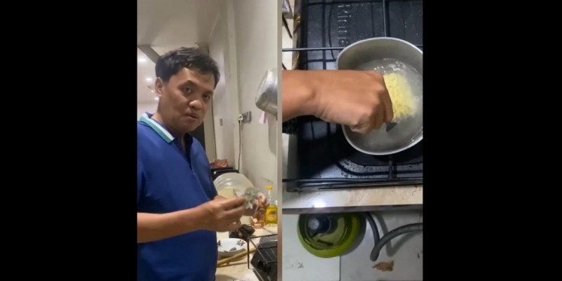 Habiburokhman Unggah Foto Masak Mi Instan Pakai Gas Subsidi