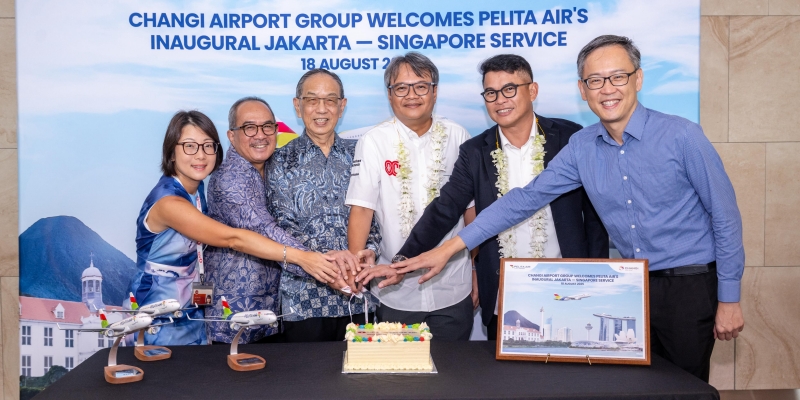 Pelita Air Resmikan Penerbangan Internasional Perdana ke Singapura