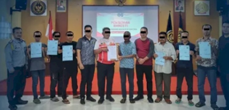 Terima Amnesti, 86 Narapidana di Sumut Langsung Bebas
