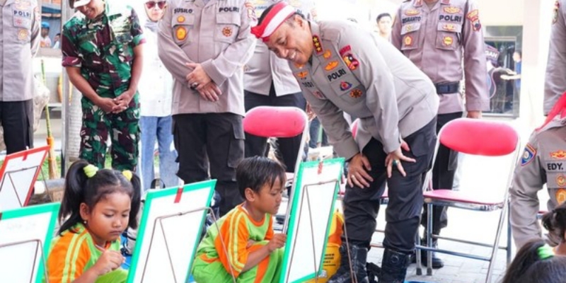 Wakapolri Semangati Anak-anak Tanpa Sekat