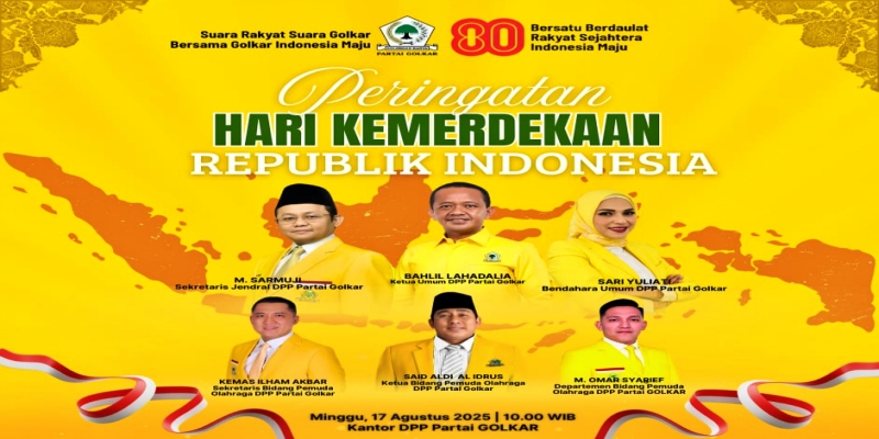 Golkar Rayakan HUT RI dengan Semangat Soliditas dan Kekaryaan
