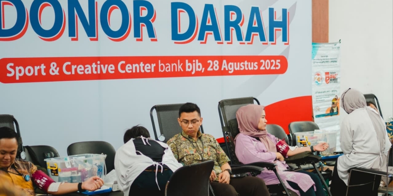 bank bjb Kumpulkan 350 Kantong Darah Rayakan Kemerdekaan