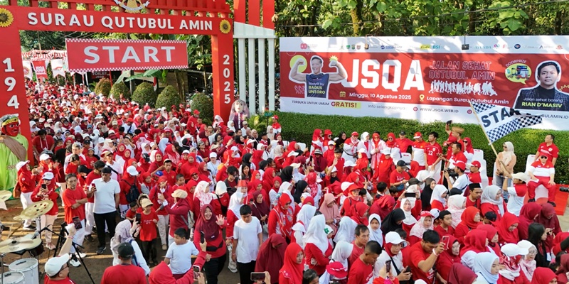 Qutubul Amin Depok Gelar Jalan Sehat Sambut Peringatan Kemerdekaan