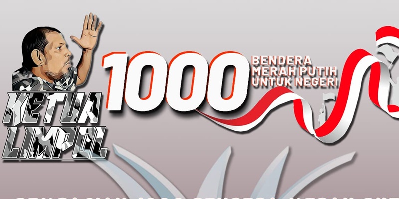 Ketua Limpol Gelar Gerakan Pembagian Seribu Merah Putih di Aceh