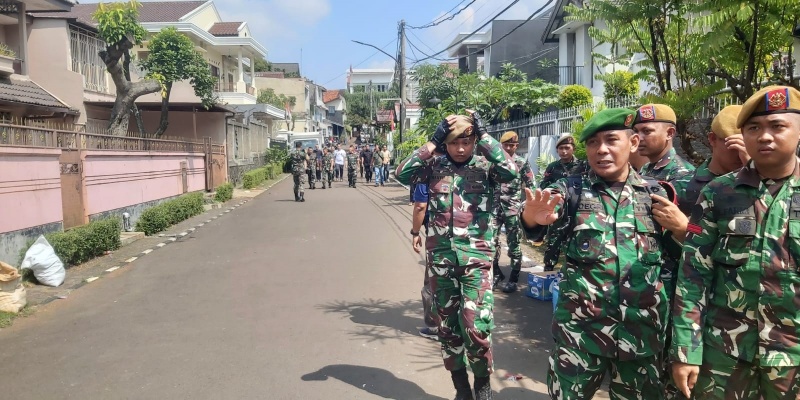 Rumah Sri Mulyani Dijaga Ketat TNI