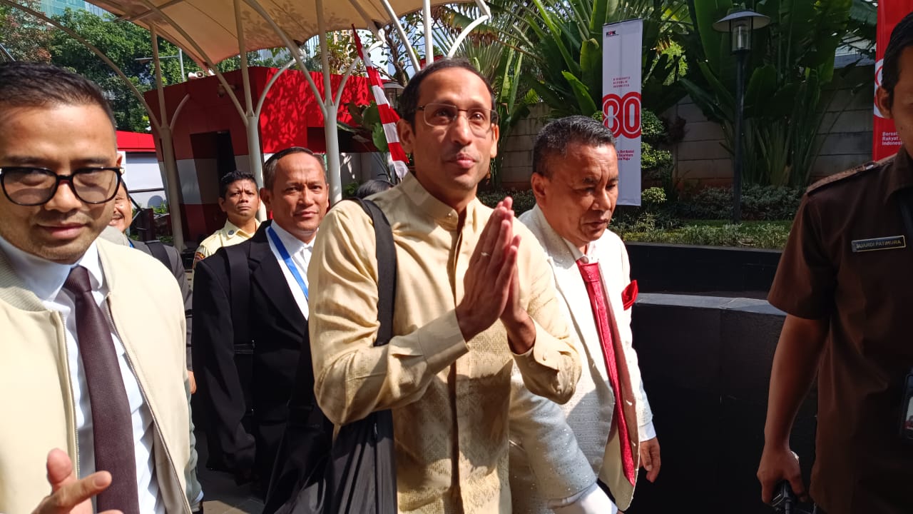 Mantan Mendikbudristek Nadiem Makarim Saat Akan Diperiksa KPK: Sehat, Alhamdulillah
