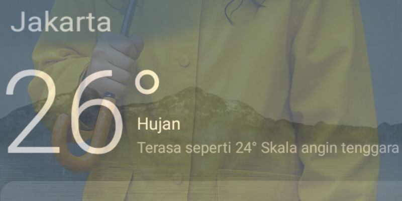 Jakarta dan Sekitarnya Hari Ini Bakal Diguyur Hujan Ringan hingga Sedang