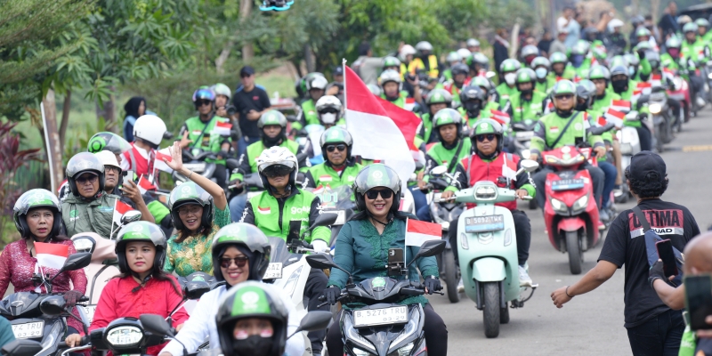 Konvoi 17 Agustus Gojek Raih Rekor MURI