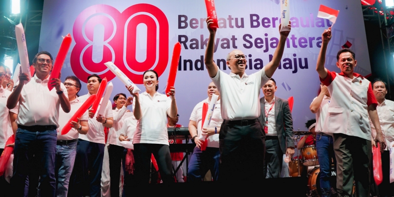 Bank Mandiri Gelorakan Semangat Nasionalisme Lewat Pesta Rakyat di Bundaran HI