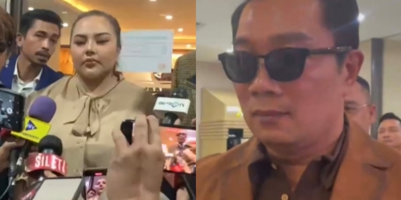 RK dan Lisa Pakai Baju Senada saat Jalani Tes DNA di Bareskrim