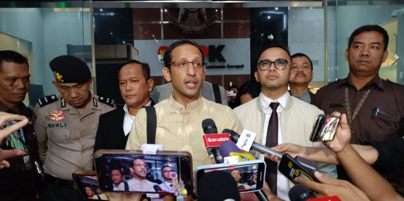 Sembilan Jam Diperiksa KPK, Nadiem: Alhamdulillah Lancar