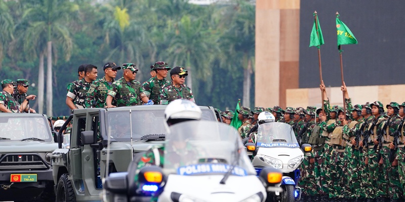 Jenderal Agus Pastikan Upacara HUT ke-80 TNI di Monas Lancar