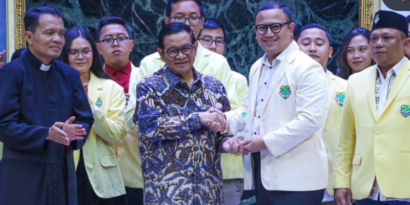 Gusma Titip Kader Pemuda Katolik Komda Jakarta ke Pramono Anung