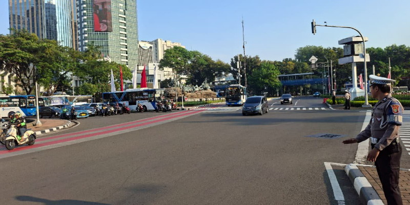 Ada Informasi Demo Hari Ini, Beberapa Ruas Jalan di Jakarta Terpantau Lengang