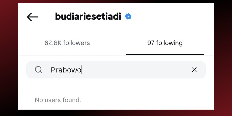 Budi Arie Ketahuan Sempat Unfollow IG Prabowo Usai Direshuffle