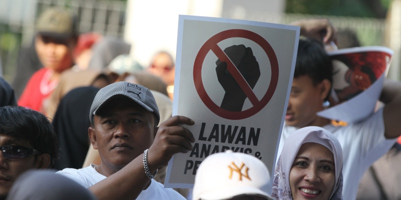 Warga Jaktim Deklarasi Tolak Kerusuhan dan Dukung Program Prabowo