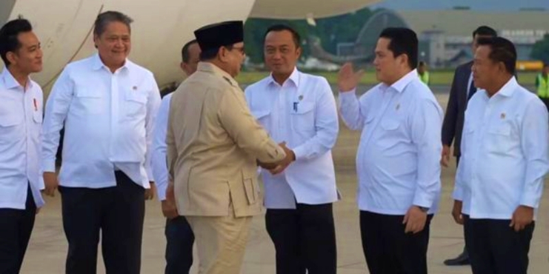 Tiba di Tanah Air Usai Lawatan 4 Negara, Prabowo: Alhamdulillah Produktif