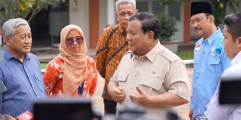Perdana Prabowo Tinjau Sekolah Rakyat di Jaksel