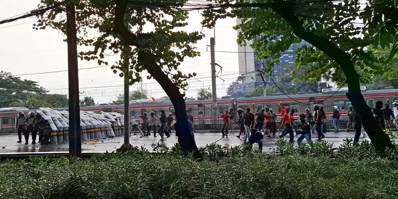 Polisi Tetapkan Enam Tersangka Penghasutan Demo Anarkis