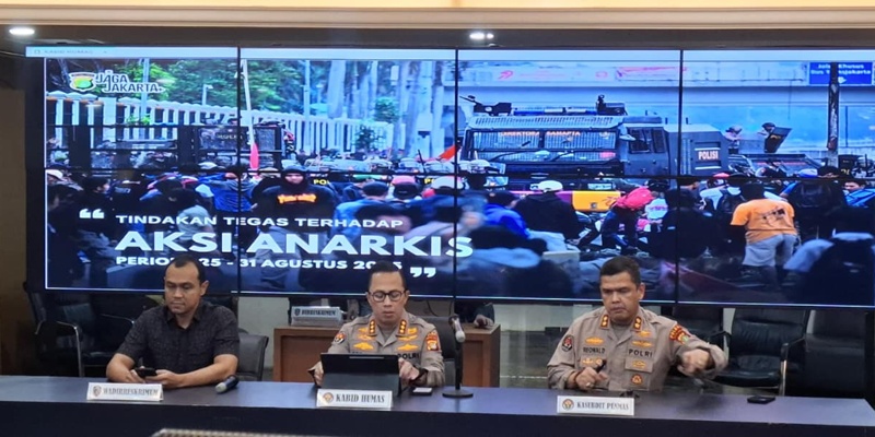 Tersangka Pendemo Anarkis di Jakarta Bertambah jadi 43 Orang