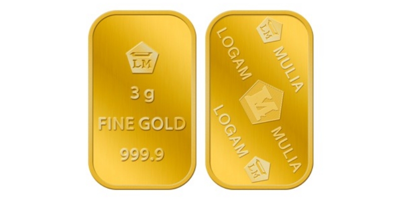 Harga Emas Antam Turun di Awal Bulan