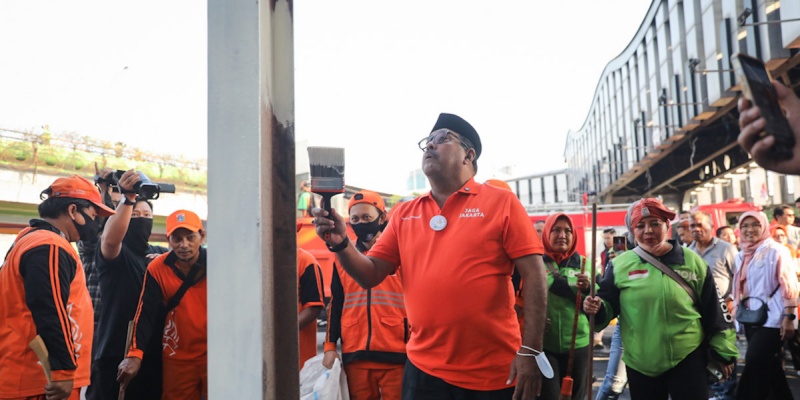 Rano Karno Ajak Warga Gotong Royong Jaga Jakarta