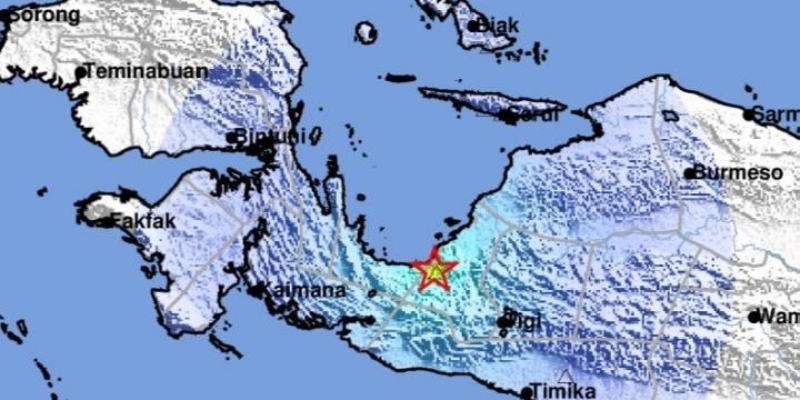 Nabire Diguncang Gempa Magnitudo 6,6