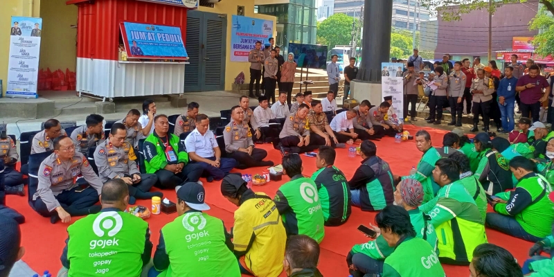 Polda Metro Jaya Bentuk Komunitas Ojol Kamtibmas