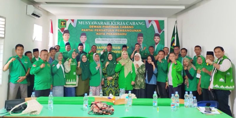Muskercab PPP Pekanbaru Mufakat Dukung Mardiono di Muktamar X