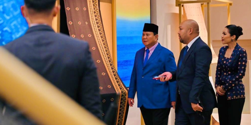 Presiden Prabowo Kunjungi Paviliun Indonesia di Expo 2025 Osaka