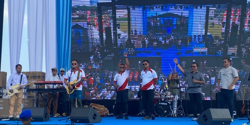 HUT ke-80 TNI Dimeriahkan Lomba Lari hingga Parade Alutsista