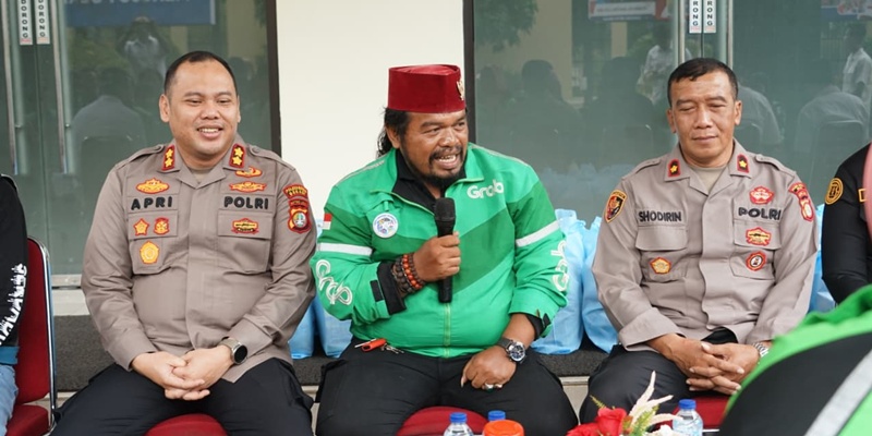 Polres Metro Bekasi Serap Aspirasi Komunitas Ojol