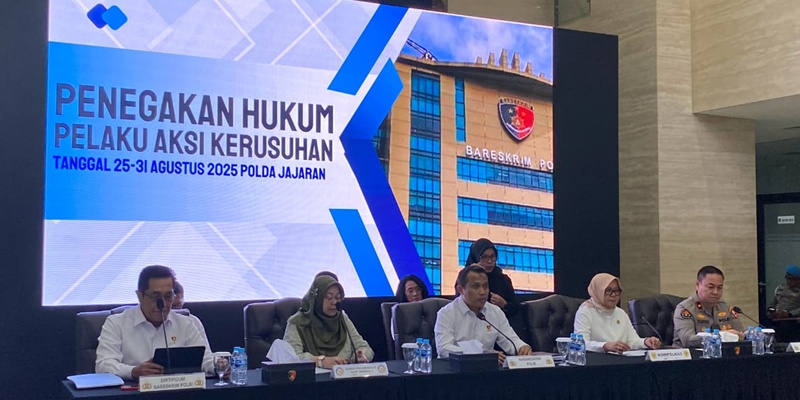 Polri Tetapkan 959 Tersangka Demo Rusuh di Seluruh Indonesia