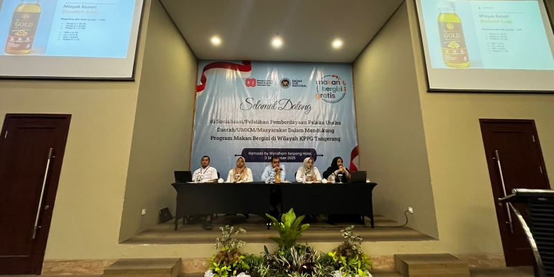 Program MBG Berjalan Lancar Bila Terjalin Sinergi Pemerintah-Akademisi-UMKM