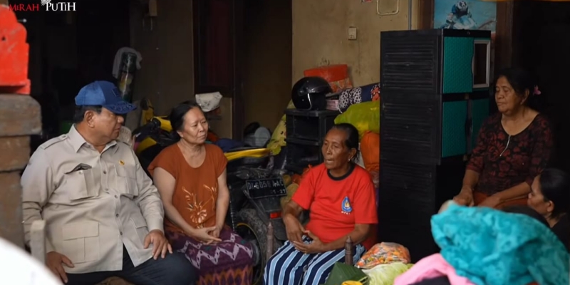Presiden Prabowo Langsung Cek Korban Banjir Bali