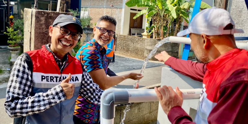 Pertamina Dukung Kemandirian Desa dengan Pembangunan Fasilitas Air Bersih