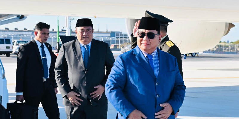 Prabowo Tiba di New York, Siap Pidato di Sidang Umum PBB