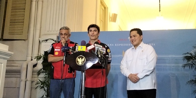 Prabowo Undang Marc Marquez dan Dua Pembalap Muda RI ke Istana