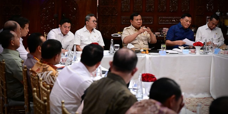 Prabowo Gelar Rapat di Kertanegara Bahas Perbaikan MBG
